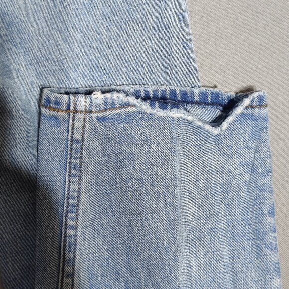 Abercrombie & Fitch jeans women's size 27 / 4 denim blue The 90s slim straight - Picture 8 of 13